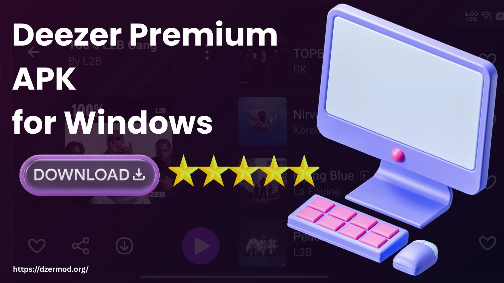 Deezer Premium APK for Windows