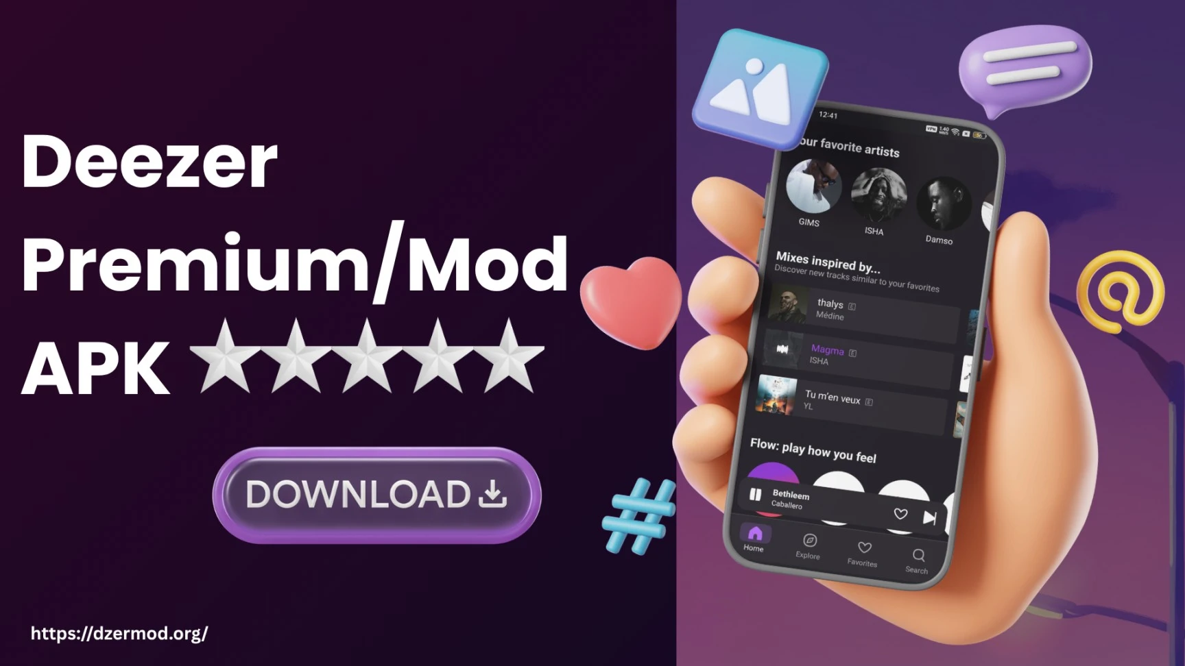 Deezer Premium APK for Android Device (2025) Mod Unlocked 2 Deezer Premium APK
