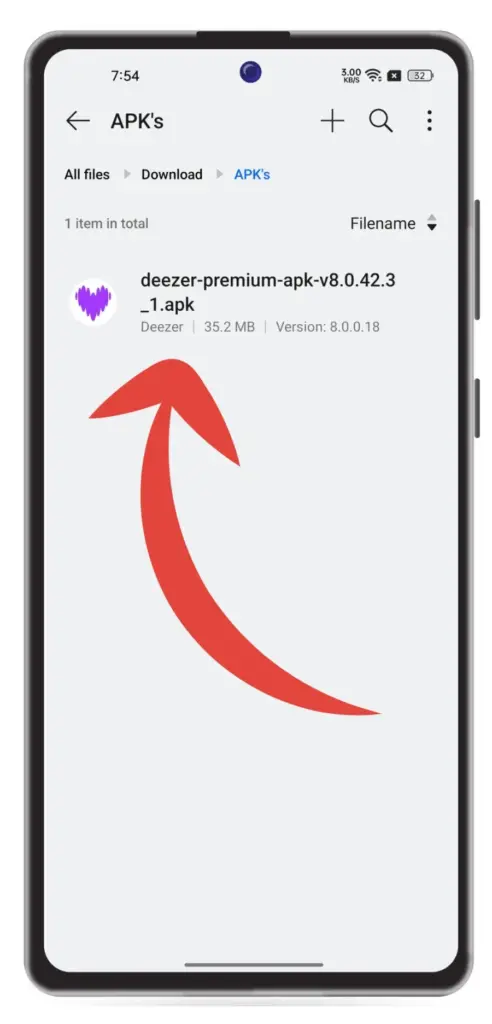 Deezer Premium APK for Android Device (2025) Mod Unlocked 18 Find the Downloaded File