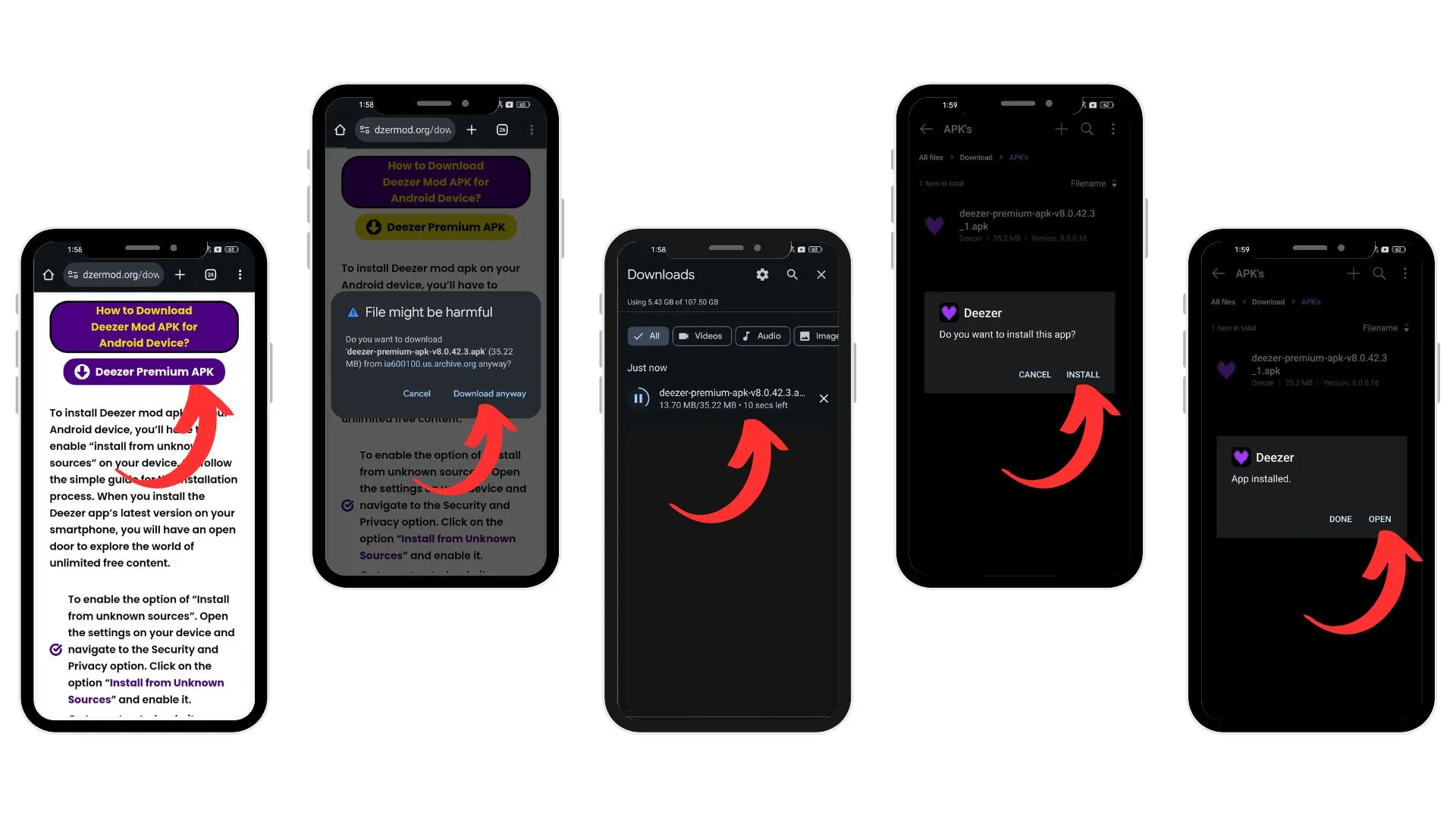 Download Deezer Mod APK Updated (2025) Premium Unlocked 1 gf